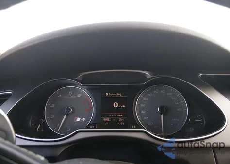 2013 Audi S4 3.0T Premium Plus z USA, uszkodzony, nr VIN WAUBGAFL8DA169725